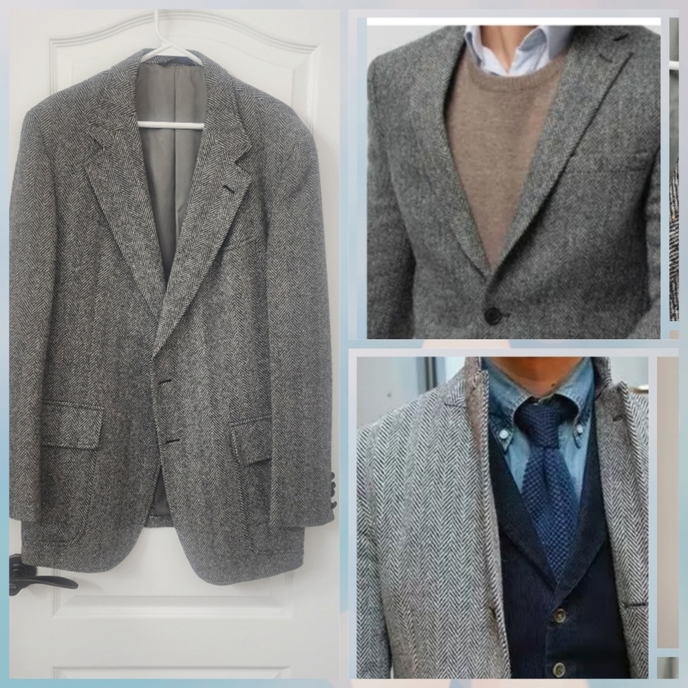 Gray Men's Blazer / Jacket